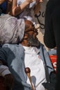 La Havana, Cuba, January 08, 2017: black afro cuban man, street portrait, editorial caption Royalty Free Stock Photo