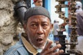 La Havana, Cuba, January 08, 2017: black afro cuban man, street portrait, editorial caption Royalty Free Stock Photo