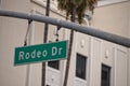 LA Hollywood Rodeo Drive sign