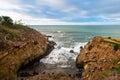 La Jolla Cove with birds Royalty Free Stock Photo