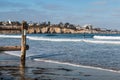La Jolla Cove and Sea Caves in San Diego Royalty Free Stock Photo
