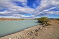 La Leona river in Patagonia close El Chalten, Argenina Royalty Free Stock Photo