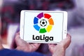 La liga, spanish league logo Royalty Free Stock Photo