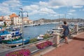 La Maddalena touristic harbour. Sardinia Italy Royalty Free Stock Photo