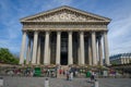 La Madeleine Church in Paris, France is a popular tourist destination Royalty Free Stock Photo