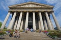 La Madeleine Church in Paris, France is a popular tourist destination Royalty Free Stock Photo