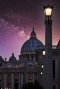 La maestosa cupola di San Pietro in Roma, Vaticano