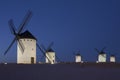 La Mancha Windmills - Spain Royalty Free Stock Photo