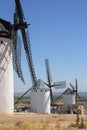 La Mancha Windmills - Spain Royalty Free Stock Photo