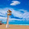 La Manga del Mar Menor beach in Murcia Spain Royalty Free Stock Photo