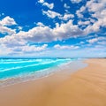 La Manga del Mar Menor beach in Murcia Spain Royalty Free Stock Photo
