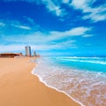 La Manga del Mar Menor beach in Murcia Spain