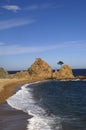 La Mar menuda, Beach, Tossa de Mar, Girona, Spain Royalty Free Stock Photo