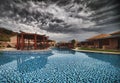 La Marquise Luxurious spa Hotell in Greece Royalty Free Stock Photo