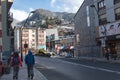 Cityscape of La Massana, Andorra in the morining on winter