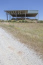 La Mata Tartessian building. Site exterior view