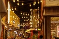 La Mer Beach Resort and outdoor shopping are at night, a new district with shopping and restaurants in Jumeirah, Dubai, UAE