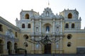 La Merced baroque church in Antigua Guatemala Royalty Free Stock Photo