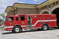 Fire Truck ready to go on action in La Mesa