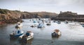 View of the marina of Port la Meule on the island of Yeu