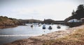 View of the marina of Port la Meule on the island of Yeu