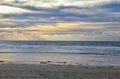 La Mision Valley landscapes and Beach in Mexico on the West Coast a small canyon near the Pacific Ocean that houses the Door of Fa Royalty Free Stock Photo