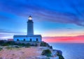 La Mola Cape Lighthouse Formentera at sunrise