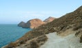 La Molata trail between Las Negras and El Playazo beach in AlmerÃ­a, Spain.