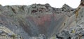 La Morada del Diablo crater volcano, Pali Aike National Park - Magallanes province, Chile Royalty Free Stock Photo