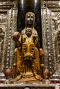 La Moreneta virgin, Montserrat monastery on mountain in Barcelona, Catalonia