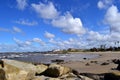 La mulata beach at Montevideo, Uruguay Royalty Free Stock Photo