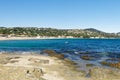 La Nartelle beach - Sainte Maxime - French Riviera Royalty Free Stock Photo