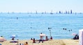 La Nova Icaria beach in Barcelona