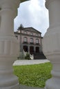 La Orotava city hall from an original point of view. Spain