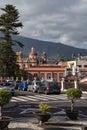 Old mansions in the historic center in the village of La Orotava, view from Constitution Plaza. Tenerife, Canary islands, Spain