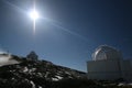 La Palma Observatory Royalty Free Stock Photo