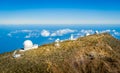 La Palma observatory Royalty Free Stock Photo