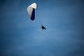 Paragliding with a motor on La Palma