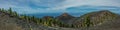 La Palma volcanos landscape panoramic