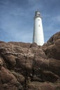 La Paloma lighthouse, Rocha province, Uruguay Royalty Free Stock Photo