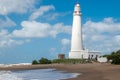 La Paloma lighthouse in Rocha, Uruguay Royalty Free Stock Photo