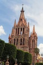 La Parroquia San Miguel Allende Royalty Free Stock Photo