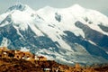 La Paz city and mountains