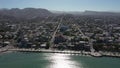 Ocean waves bcs baja california sur mexico aerial view panorama la paz bcs