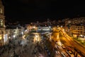 La Paz Bolivia by night Royalty Free Stock Photo
