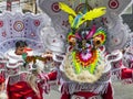 La Paz, June 15, 2019, Unknown dancers at the Entrada Universitaria in La Paz, Bolivia