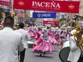 La Paz, June 15, 2019, Unknown dancers at the Entrada Universitaria in La Paz, Bolivia