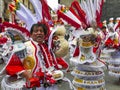 La Paz, June 15, 2019, Unknown dancers at the Entrada Universitaria in La Paz, Bolivia