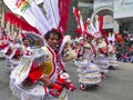 La Paz, June 15, 2019, Unknown dancers at the Entrada Universitaria in La Paz, Bolivia