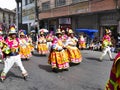 La Paz, June 15, 2019, Unknown dancers at the Entrada Universitaria in La Paz, Bolivia